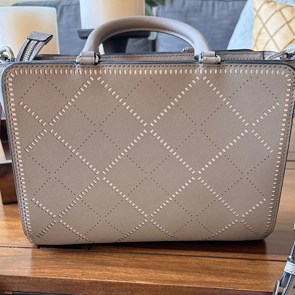 Tory Burch Gray Handbag and Wallet Set with dust bag - Picture 6 of 13